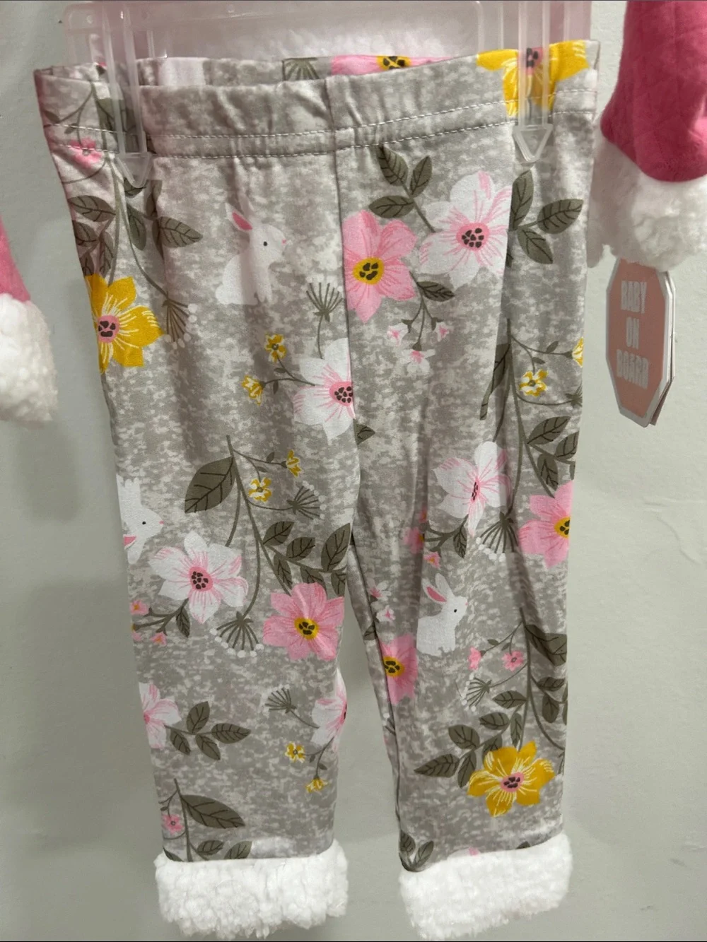 Baby on board soft pink